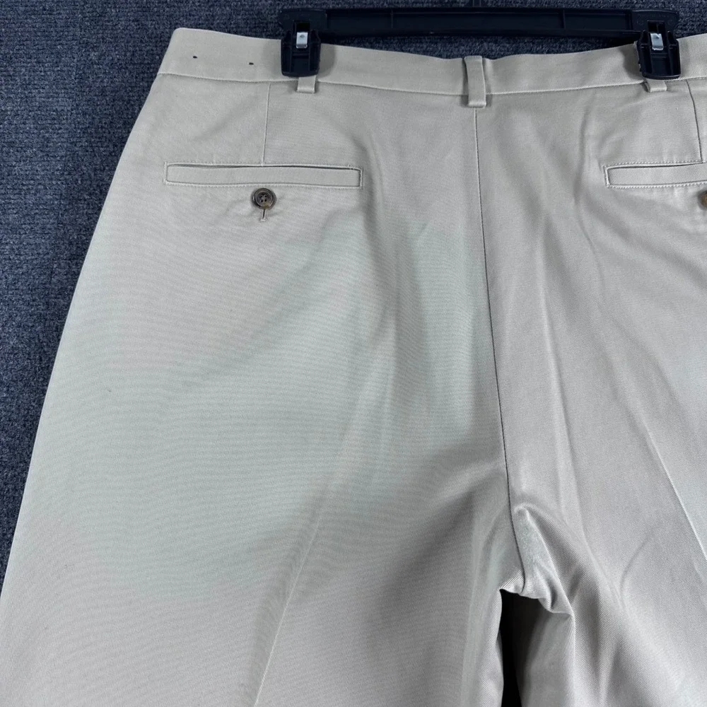 Brooks Brothers Pants Mens 38x30 W38 L30 Khaki Hudson Advantage Chino Dress